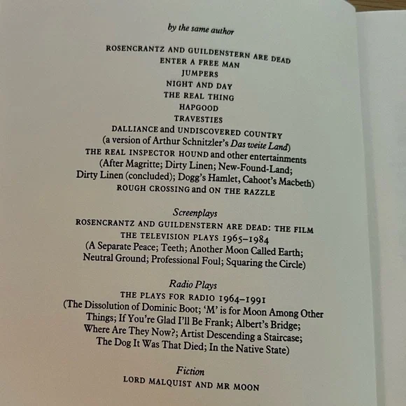 3 for $15: Tom Stoppard’s Arcadia Paperback - Picture 3 of 7